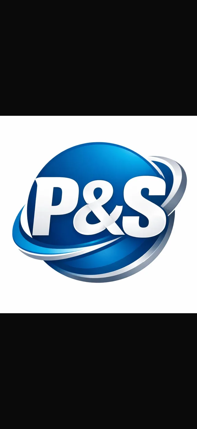 P&S blue and silver logo